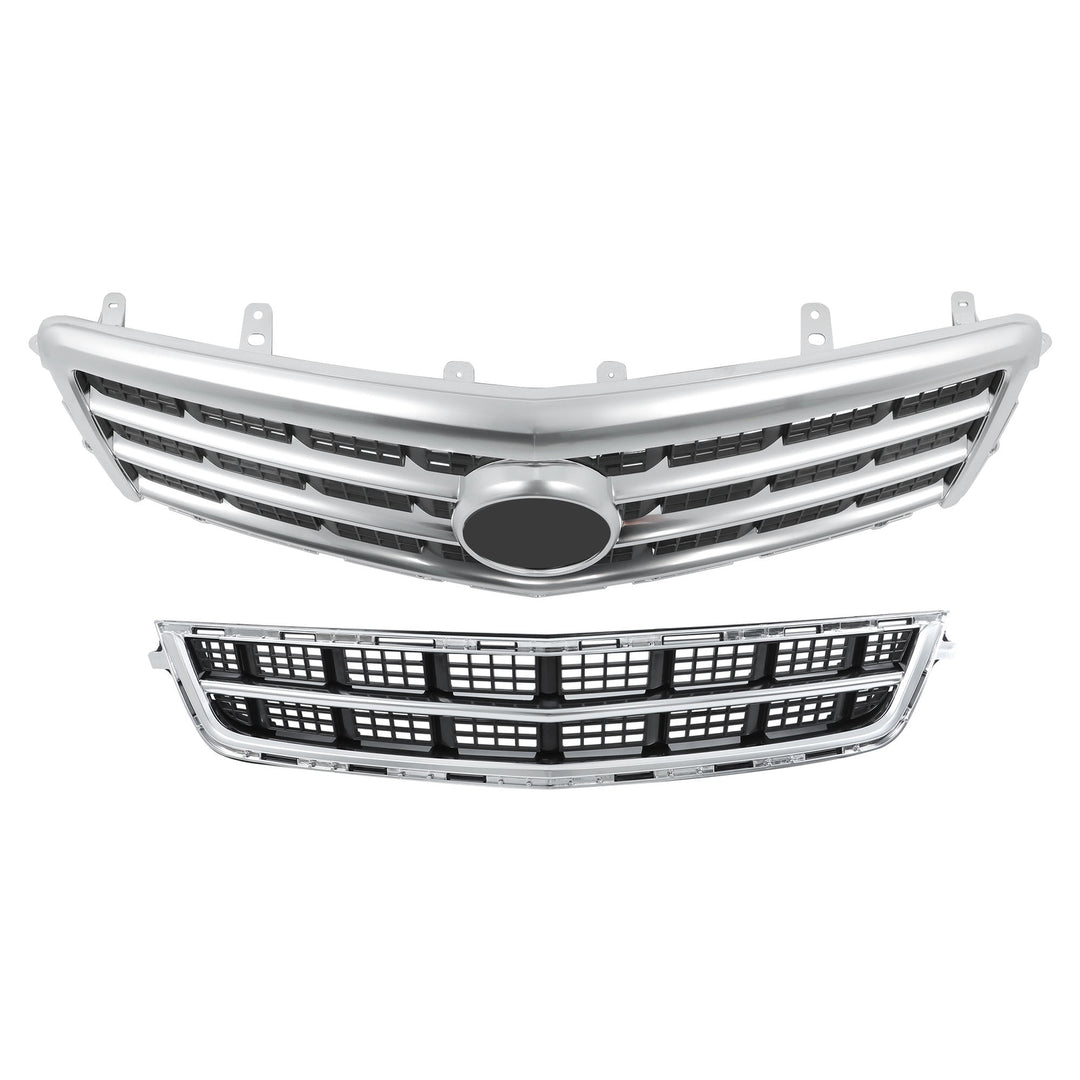 Matte Black Front Upper and Lower Grille Set for 2013-2014 Cadillac ATS 20912420