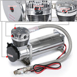 200 PSI 12V Air Ride Suspension Compressor with 3/8 NPT Leader Hose VAC01