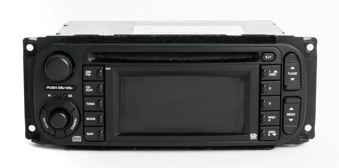 2003-07 Chrysler Dodge Jeep AM/FM Radio CD DVD Player w Navigation P56038629AH - product image 1