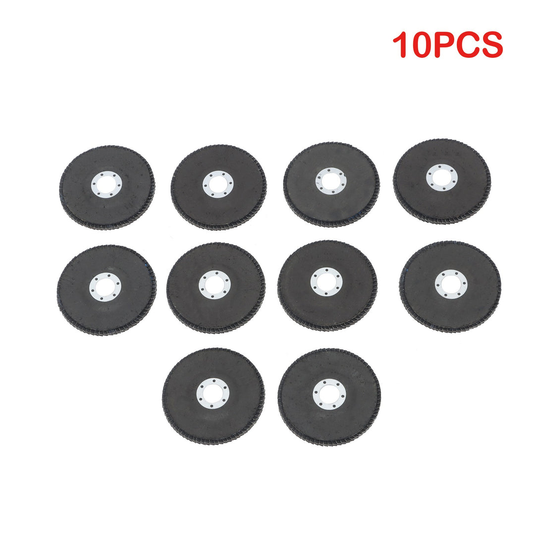 Flap Disc 10 Pack 4-1/2 x 7/8 Inch 80 Grit Type 29