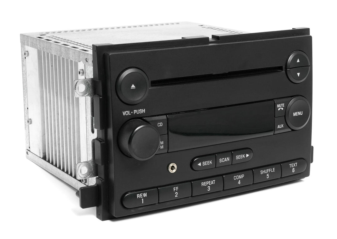 05-06 Ford F150 AM/FM Radio Single-Disc CD Player with Aux Input 6L3T-18C869-AD - product image 5