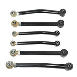 8 Piece Adjustable Control Arm Kit for 2007-2018 Jeep Wrangler JK 0-6 Inch Lift