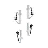 4 Pc Power Window Regulators & Motors fit 2007-2017 Jeep Wrangler 18 Wrangler JK 2552-7124C4 - product image