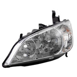 Headlight For 2004-2005 Civic Left 33151S5AA51 HO2502121 7221-0095L - product image