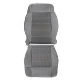 Front Seat Cover Set Gray for 2007-2010 Jeep Wrangler
