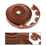 No-Dig Lawn Edging Kit 40 Ft with 40 Spikes Brown