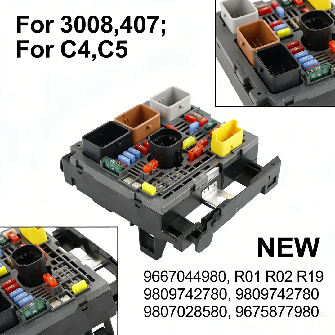 Engine FUSE BOX R01 R02 R19 9809742780 For Peugeot 3008,407 For Citroen C4,C5 – product image