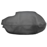 Black Faux Leather Front Door Armrest Cover Pair for 2010-2014 Acura TSX