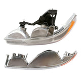 Headlights Set fits GMC Sierra Pickup Yukon & Yukon XL 4 Pc with Park Signal Lights 1224-0151C4 - product image