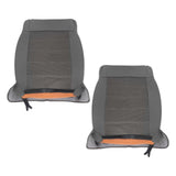 Front Seat Back Cover Set Gray Cloth for 2007-2010 Jeep Wrangler