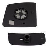Mirror Glass for 12-19 Nissan NV1500 NV2500HD NV3500HD Upper & Lower Set with Bases 4339-0058C4 - product image