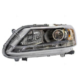 Headlight For 2013-2015 Accord Sedan w/ LED Daytime Running Light Left 7221-0109L - product image