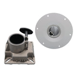 Adjustable Height Boat Seat Pedestal Mount 13-19 Inch Aluminum
