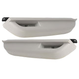 Front Door Armrest Pair Gray for 1992-1994 Chevrolet GMC C K Trucks 15691229 15691230