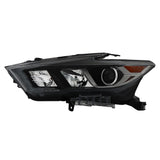 Left LED Headlight Black for 2016-2018 Nissan Maxima Platinum SR 260604RF4B