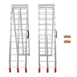 7.5 Ft Aluminum Folding Loading Ramps 2 Pack for UTV ATV Motorcycle Lawn Mower