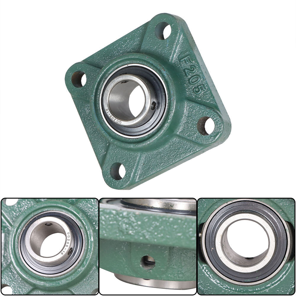 UCF205-16 4 Bolt Flange Mount Bearing 1 Inch Bore 2 Pack