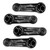 Fits Toyota Van Pickup 4 Pc Set Manual Window Crank Handles Chrome Knob Center ADS1535-4 - product image