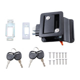 RV Paddle Entry Door Lock with Deadbolt for Camper and Trailer