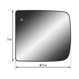 Driver Left Side Tow Mirror Big Glass With BLIS for 19-24 RAM 1500 2500 3500 - view 3