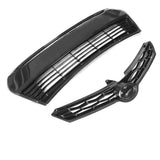 Gloss Black Upper and Lower Front Grille Set for 2014-2016 Toyota Corolla S