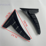 Universal Glossy Black Sports Car Fender Side Wing Air Vent Cover Trim Sticker – product image 4