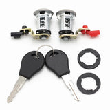 Door Lock Set with Key Left and Right Repair For Nissan Pickup 80600-01G25 80600-01G25, 80601-01G25 – product image 4