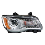 Halogen Headlight RH Passenger Side Chrome for 2011-2014 Chrysler 300 68143002AB