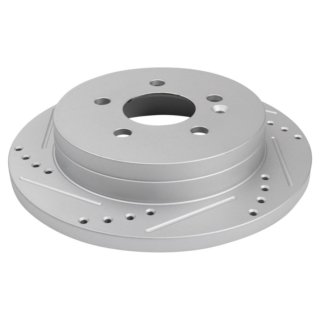 Front and Rear Ceramic Brake Pad and Drilled Rotor Kit for 1998-2005 Mercedes-Benz ML320, ML350 and ML430