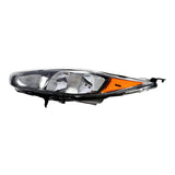 Black Headlight Pair for 2014-2019 Ford Fiesta S SE ST D2BZ-13008-K