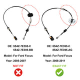 Shifter Control Cable 8S4Z-7E395-AG for 2008-2011 Ford Focus and 2010-2013 Transit Connect Automatic