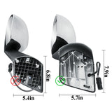 Driver Left Side Chrome Hood Mirror for 18-26 Freightliner New Cascadia 116 A22-77790-001 - view 5