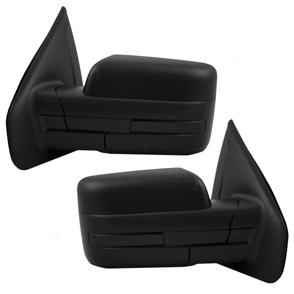 11 12 13 14 Ford F-150 Pickup Truck Set of Side View Manual Textured Mirrors 3334-2032LR - product image