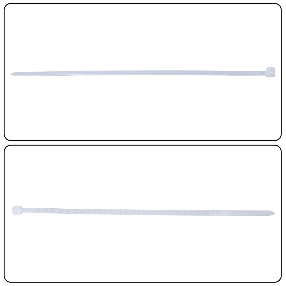 White Nylon Cable Ties 8 Inch 2000 Pack 40 lb