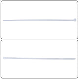 White Nylon Cable Ties 8 Inch 2000 Pack 40 lb