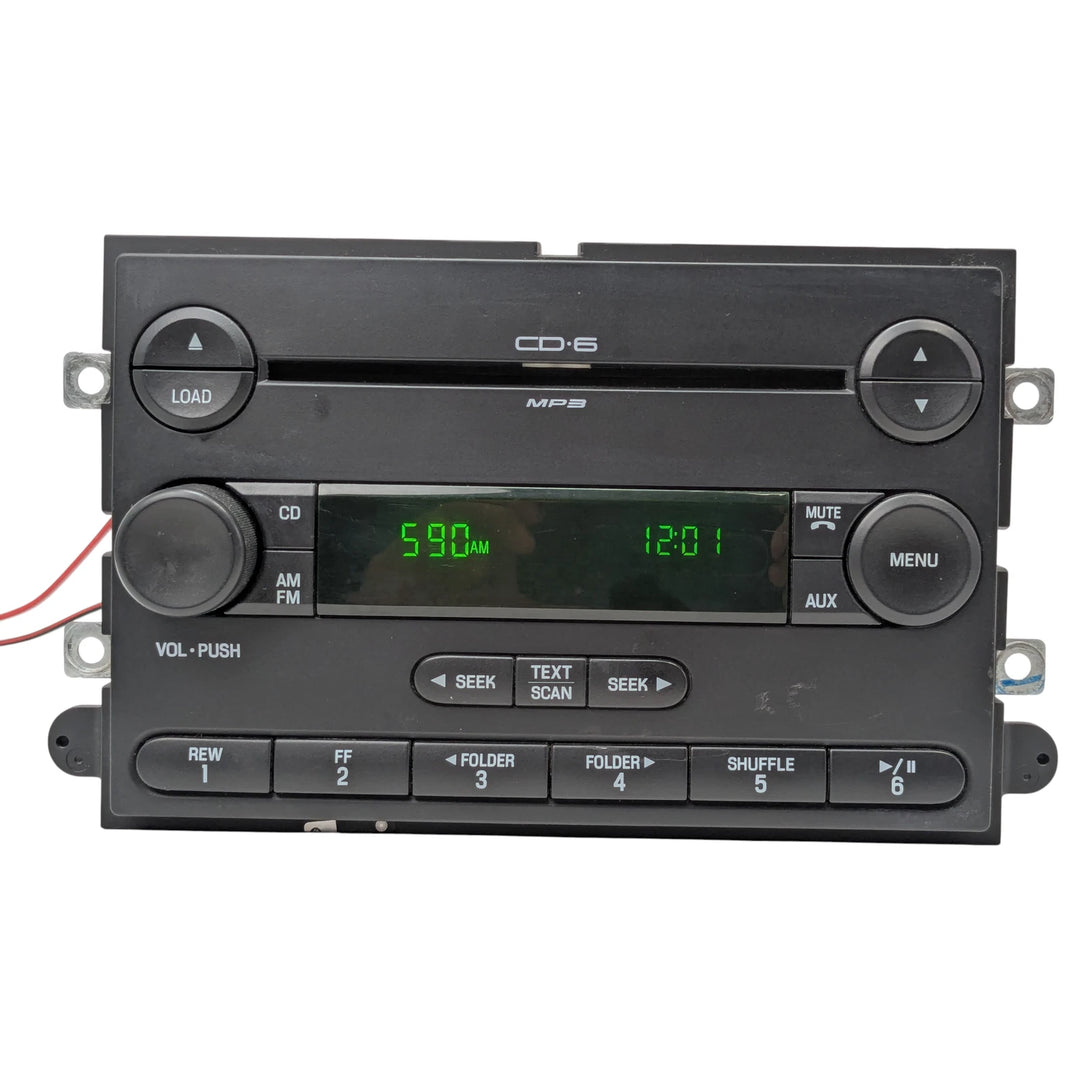 06-13 Ford E150 EXPLORER AM/FM Radio CD Player MP3 Receiver AUX 6CD Disc OEM 6L2T-18C815-BK - product image