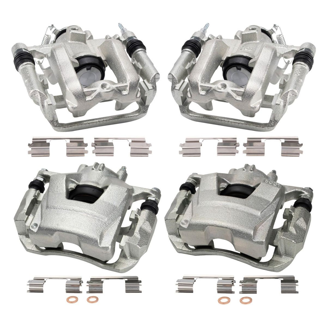 Front & Rear Brake Caliper Set of 4 for 2011-2015 Chevrolet Cruze