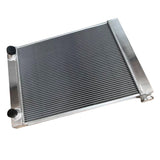 Universal 2-Row Aluminum Racing Radiator 28 x 19 x 3 in, Double Pass Crossflow