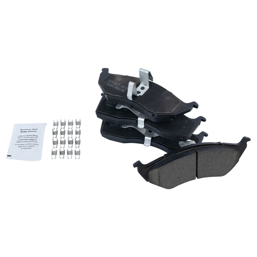 Front Ceramic Brake Pad, Rotor & Caliper Kit for 1998-2004 Chrysler Concorde, 300M, LHS and Dodge Intrepid
