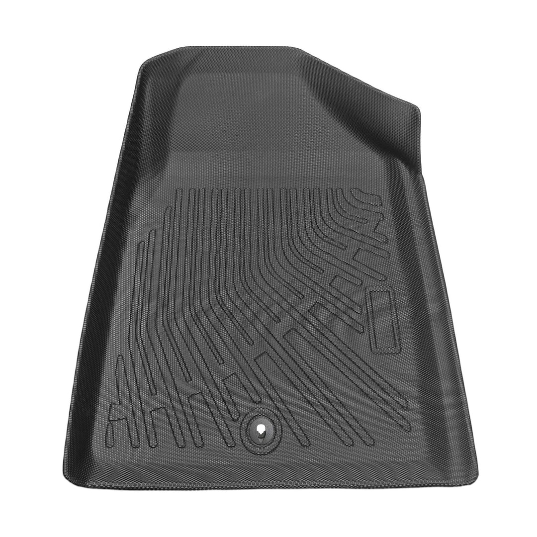Black TPE 3 Row Floor Liner Set 4 Piece for 2007-2013 Acura MDX