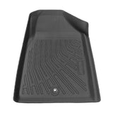 Black TPE 3 Row Floor Liner Set 4 Piece for 2007-2013 Acura MDX
