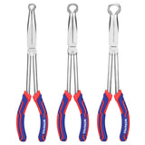 WORKPRO 3-Piece 11 Inch Long-Reach Hose Grip Pliers Set