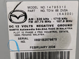 2007-2009 Mazda CX9 CX-9 RADIO NAVIGATION Screen Display TD14 66 DV0A OEM - product image