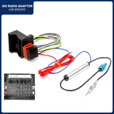 ISO Adaptor For Skoda Fabia Octavia Roomster Wiring Radio Harness Fakra Aerial