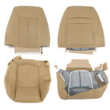 Front Perforated Leather Seat Cover Set for 2009-2014 Ford F-150 Lariat