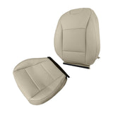 Tan Leather Driver Seat Bottom and Back Cover Set for 2015-2019 Subaru Legacy Outback