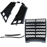 Black Radiator Cover and Gas Tank Side Cover Set for 1987-2006 Yamaha Banshee 350