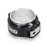 2.5 inch Aluminum Quick Release V-Band Clamp with Flanges for Intercooler Piping VCE13BK