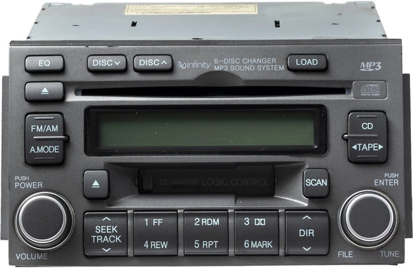 2006-08 Hyundai Azera AMFM Radio Cassette 6-Disc CD MP3 Player OEM 961903L101B9
