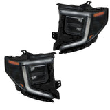 LED Projector Headlight Pair for 2022-2024 GMC Sierra 1500 Elevation Pro SLE 85604121 85604122